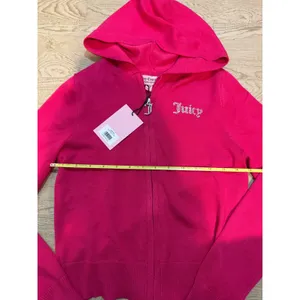 NWT Juicy Couture Vixen Pink Knit Tracksuit Set Hoodie Flare‎ Pants Small thumbnail 10