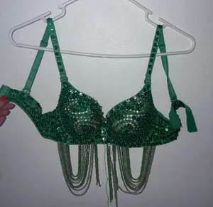 Britney Spears custom Halloween costume Green Size M thumbnail 1