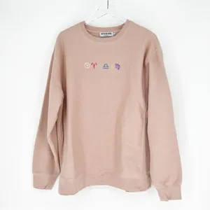 Spoolish by Emily‎ Essen Pink Zodiac Crewneck Sweatshirt Women's XL Celestial thumbnail 2