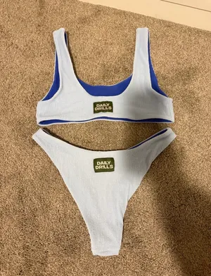 Daily Drills Bikini Set - WORN ONCE! XS/S thumbnail 4