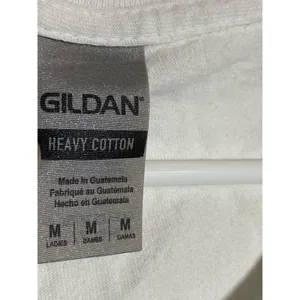 Gildan Tee Keep Him Down To Keep Him Around V-neck Graphic Tee White Medium thumbnail 3