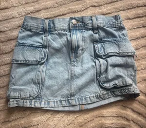 Aeropostale Jean cargo mini skirt thumbnail 1