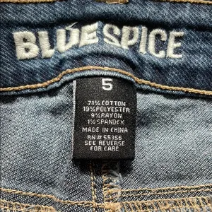 Blue Spice Blue Distressed Junior’s Jeans thumbnail 3