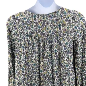 Jane + Delancey Peasant‎ Top White Large thumbnail 5
