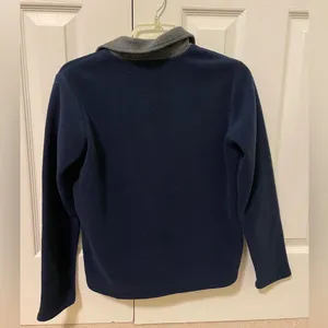 Fleece quarter zip Blue thumbnail 2