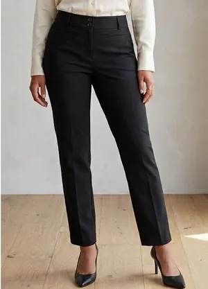 Charter Club NWT Lexington Straight-Leg Pants 12 Petite Black thumbnail 1