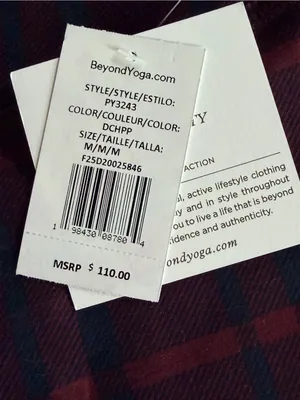 NWT Beyond Yoga Dark Red Plaid Leggings thumbnail 5