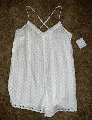 O’Neill White Romper thumbnail 1