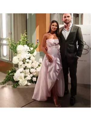Aje Splendour Flower Applique Gown Pastel Pink Bubble Hem AU 14 US 10 Wedding thumbnail 8