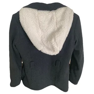 Altar d' state women's dark grey cotton jacket with front buttons, size M 0031 thumbnail 2