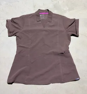 FIGS inala Women's brown Scrub Top 3849 thumbnail 1
