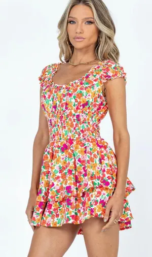 Princess Polly THE LOVE GALORE ROMPER MULTI FLORAL thumbnail 2