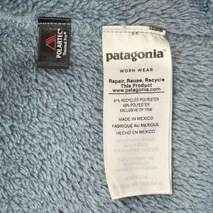 Patagonia‎ Women's Re-Tool Snap-T Polartec Thermal Pro Sweater XS Albone Blue thumbnail 4
