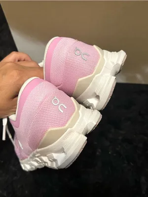ON CLOUD X 5 petal pink athletic training running lace up shoes sneakers 8.5 new thumbnail 4