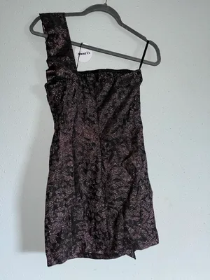 Revolve Jacquard Cocktail Dress Black thumbnail 5