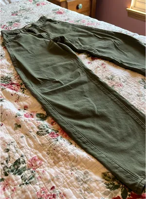 Levi’s Cinch Barrel Green Denim Jeans thumbnail 4