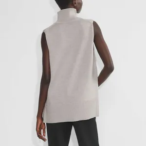 Aritzia Babaton Successor Merino Wool Sleeveless Turtleneck Sweater Top thumbnail 4