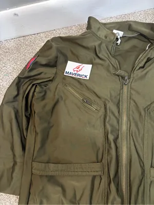 Top Gun Maverick Flight Suit Halloween Party Costume Women’s XL 14-16 thumbnail 4