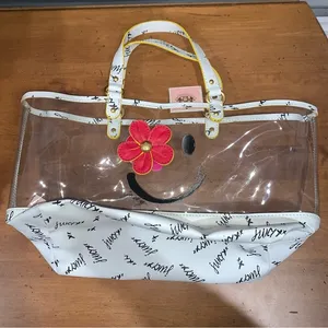 Juicy Couture Transparent PVC Beach Tote Bag thumbnail 1