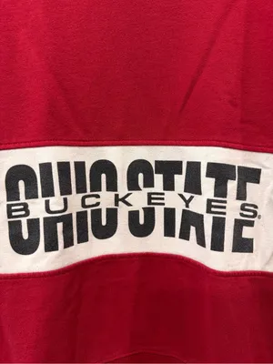OSU Ohio State Buckeyes Scarlett Crewneck Sweatshirt M Tailgate thumbnail 2