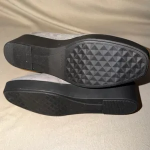 Aerosoles Carin Grey Wedge Platform Ankle Boots Side Zip Women 12M‎ New thumbnail 6