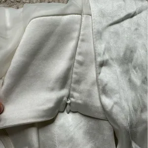 Saints + Secrets NWT White Bridal HalterA-Line Silk Dress thumbnail 8