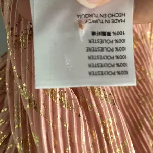 Anthropologie Vickie Halter Top Peach and Metallic Gold NEW thumbnail 5