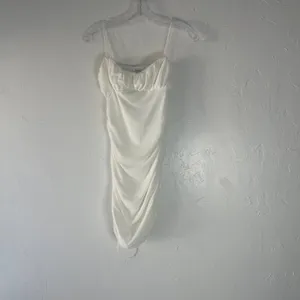 Polly Princess Women's Size 6 Small White White Eco Penney‎ Mini Dress thumbnail 2