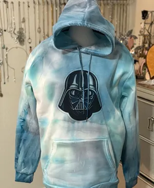 Blue Tie-Dye Hoodie‎ thumbnail 1