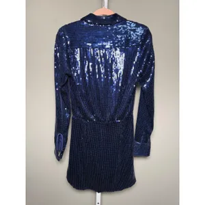 Free People Sophie Sequin Mini Dress Midnight Navy XS‎ NWT Party Glam thumbnail 8
