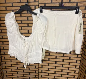 No Boundaries Pale Pink Two Piece Skirt‎ Set Size XXL thumbnail 1
