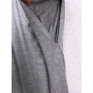 Bellamie Maxi Dress Women Small Gray Long Sleeve Ruffle Waist Casual Pockets thumbnail 4