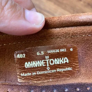 Minnetonka‎ leather moccasins size 6.5 thumbnail 5