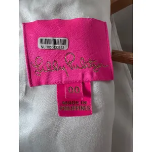 Lilly Pulitzer Citra Floral Embroidered Puff Sleeve Sheath Dress Women 00 White thumbnail 8
