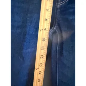 American Eagle Kick Boot Jeans Dark Indigo‎ Wash Double Button Womens 4 Long thumbnail 6