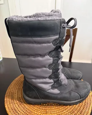 Timberland‎ Mount Hope Waterproof Winter Boots Gray Black A11SN Womens 10 thumbnail 1