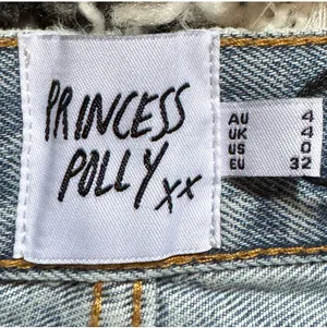 Princess Polly Criss-Cross Jean shorts thumbnail 2