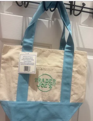 Trader Joe’s canvas Blue thumbnail 1