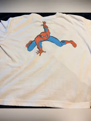 Marvel Spider-Man Graphic Tee - White, Blue, Red thumbnail 5