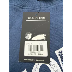 Where Im From South Carolina USA Easy Tee Navy Blue Cropped Graphic TShirt Large thumbnail 3