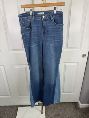 Marc New York Size 10 High Rise Flare Jeans Medium Wash Denim thumbnail 2