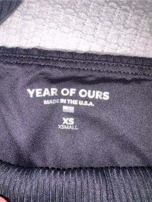 Year of Ours Black Crisscross Double-Strap Crop Bralette thumbnail 5
