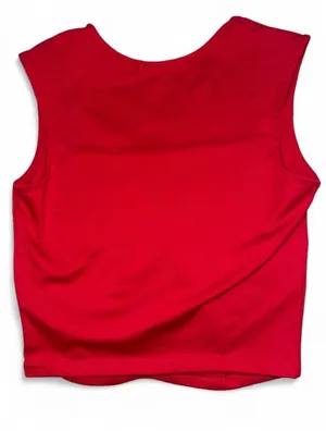 Bozzolo Red Sleeveless Top thumbnail 2