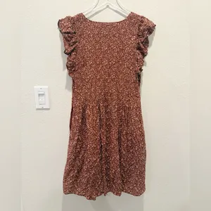 MADEWELL Pintuck‎ Mini Dress in Florentine Floral size Small thumbnail 6