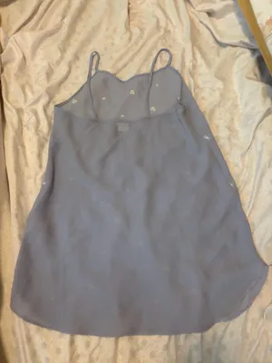Gilligan & o’malley purple floral slip dress thumbnail 3