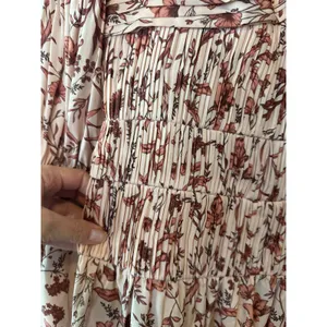 AMUR Filipa Silk Floral Midi Dress Blush Wildflowers Size 6‎ thumbnail 9