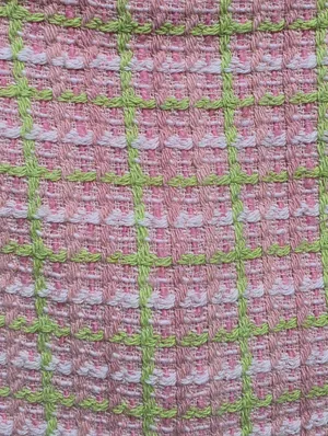 NEW Zara Pink & Green Plaid Tweed Gingham Mini Skort Size Small thumbnail 6
