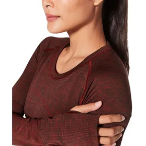 Lululemon Swiftly Tech Long Sleeve Crew *Lulu Red / Black thumbnail 5
