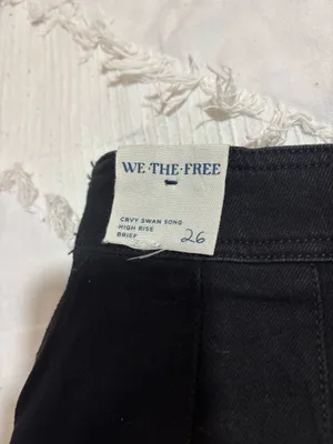 Free People Swan Song Hi Rise Brief Sailor shorts thumbnail 3