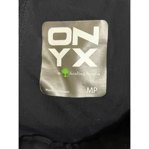 Onyx by Healing Hands Athena Black Cargo Scrub Pants Petite Medium 9401P thumbnail 3